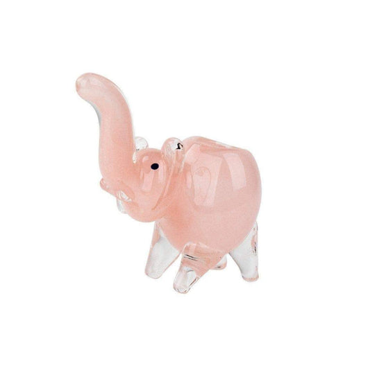 Pinky Elephant Glass Pipe